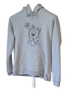 TNA Kevin Lyons graphic hoodie grey unisex size XS/S